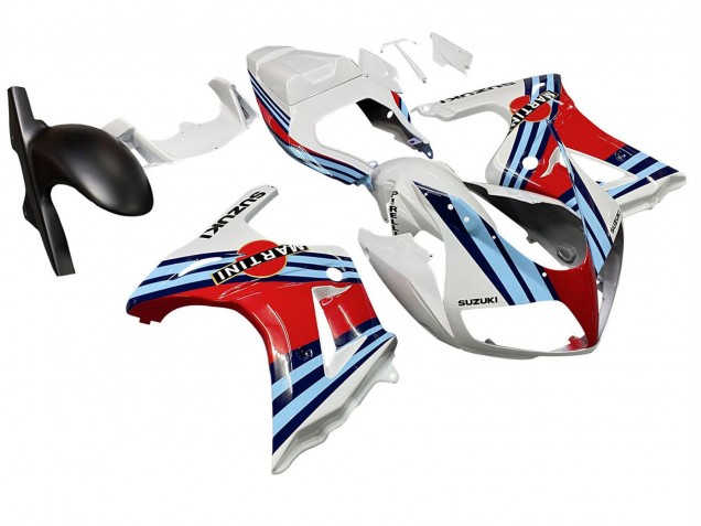 2003-2013 Suzuki SV650 Motorcycle Fairings - White Red Blue Martini Canada Websites