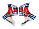 2003-2013 Suzuki SV650 Motorcycle Fairings - White Red Blue Martini Canada Websites