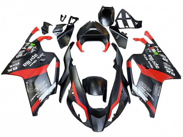 2003-2006 Aprilia RSV1000 Motorcycle Fairings - Black Red Canada Websites