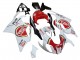 2003-2006 Aprilia RSV1000 Motorcycle Fairings - White Red Lucky Strike Motul 34 Canada Websites