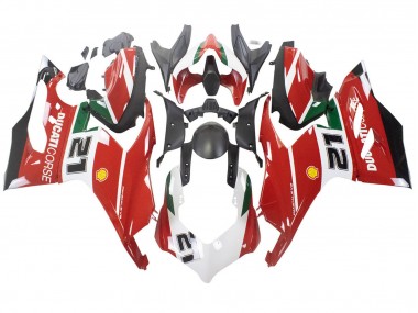 2020-2024 Ducati Panigale V2 Motorcycle Fairings - White Red Green Matte Black Corse 21 Canada Websites