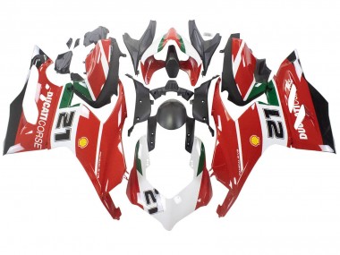 2020-2024 Ducati Panigale V2 Motorcycle Fairings - White Red Green Matte Black Corse 21 Canada Websites