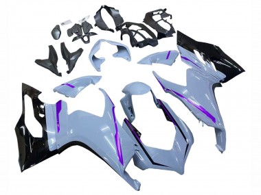 2020-2024 Ducati Panigale V2 Motorcycle Fairings - Glossy Grey Purple Glossy Black Canada Websites