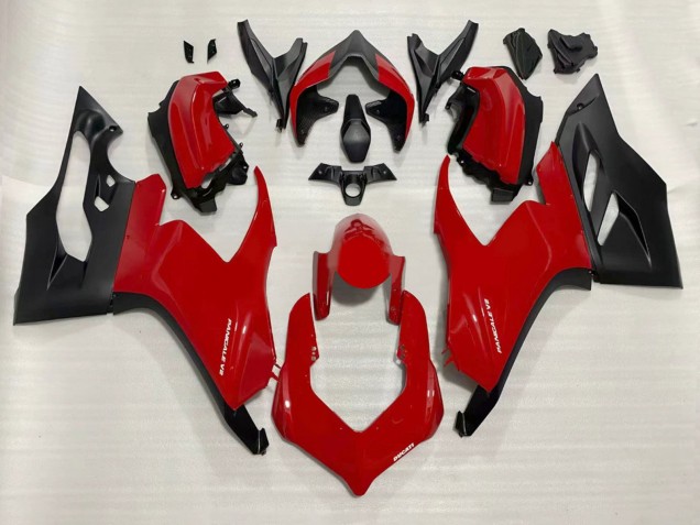 2020-2024 Ducati Panigale V2 Motorcycle Fairings - Red Matte Black Canada Websites