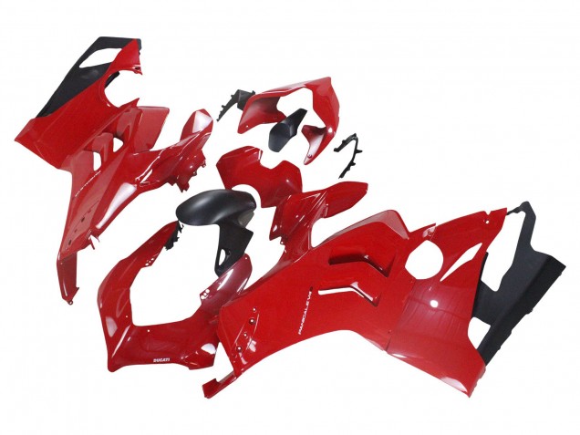2020-2021 Ducati Panigale V4 V4S Motorcycle Fairing - Red Matte Black Canada Websites