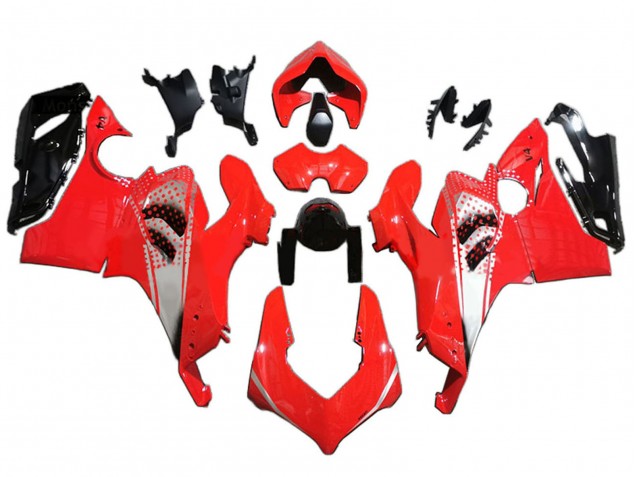 2020-2021 Ducati Panigale V4 V4S Motorcycle Fairings - Red White Glossy Black Canada Websites