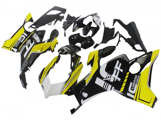 2020-2021 Ducati Panigale V4 V4S Motorcycle Fairings - Yellow White Glossy Black Canada Websites