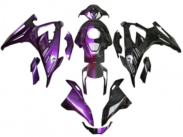 2023-2024 BMW S1000RR Motorcycle Fairings - Purple Glossy Black Canada Websites