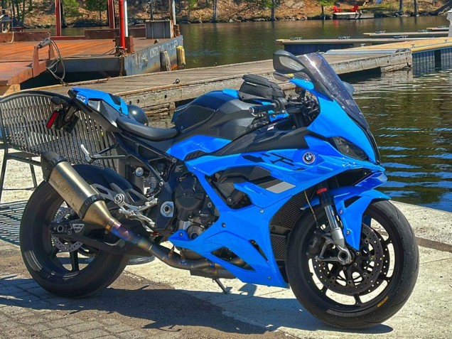 2023-2024 BMW S1000RR Motorcycle Fairing - Glossy Blue Canada Websites