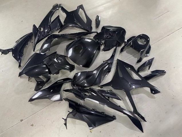 2023-2024 BMW S1000RR Motorcycle Fairings - Glossy Black Carbon Fiber Canada Websites