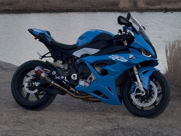 2023-2024 BMW S1000RR Motorcycle Fairings - Glossy Blue Canada Websites