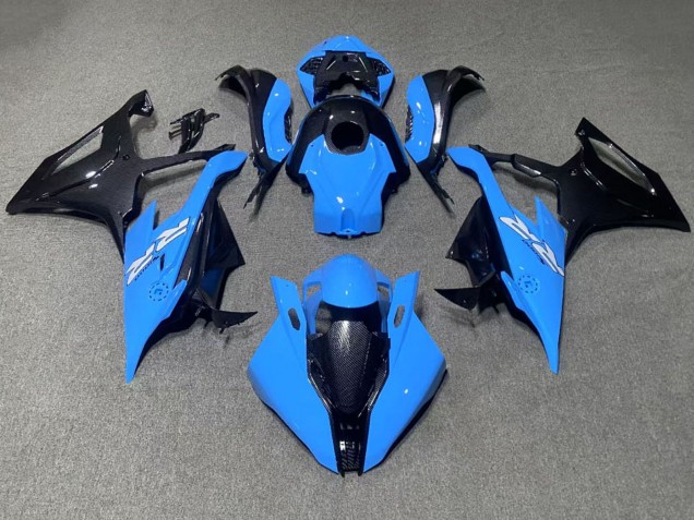 2019-2022 BMW S1000RR Motorcycle Fairings - Blue Black Carbon Fiber Canada Websites