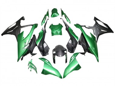 2019-2022 BMW S1000RR Motorcycle Fairings - Glossy Black Green Carbon Fiber Canada Websites