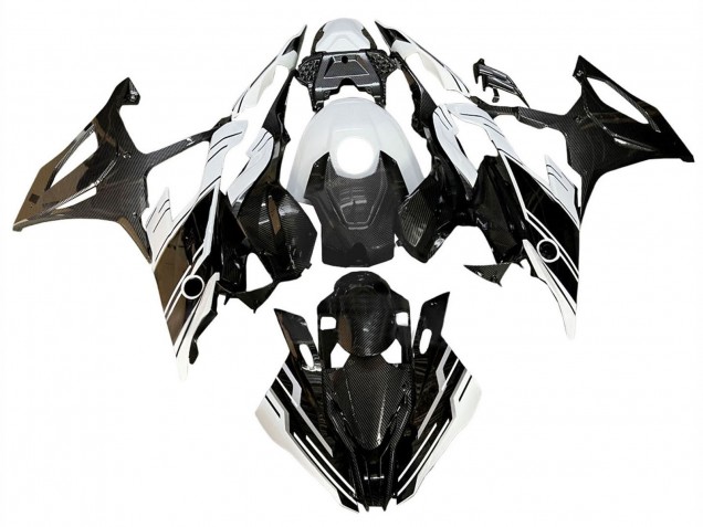 2019-2022 BMW S1000RR Motorcycle Fairings - Glossy Black White Canada Websites