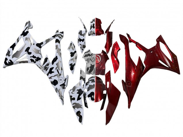 2019-2022 BMW S1000RR Motorcycle Fairings - Glossy Red Black White Grey Canada Websites