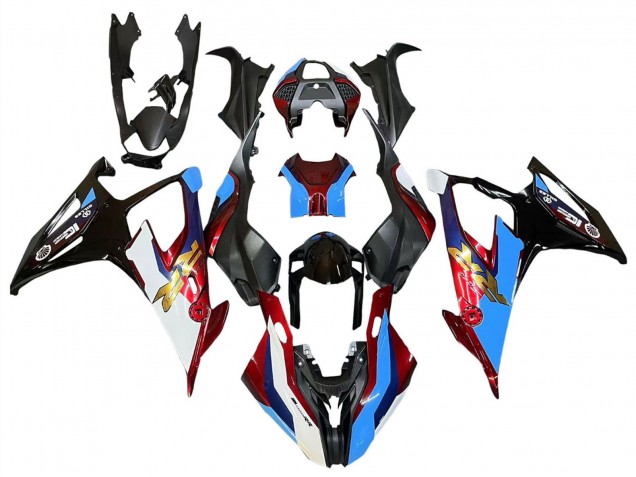 2019-2022 BMW S1000RR Motorcycle Fairings - Black Red Blue Canada Websites