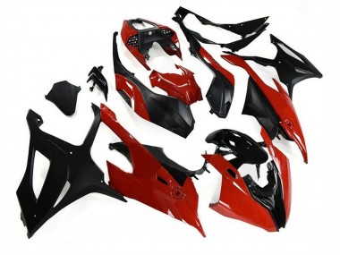 2019-2022 BMW S1000RR Motorcycle Fairing Kits - Black Red Canada Websites