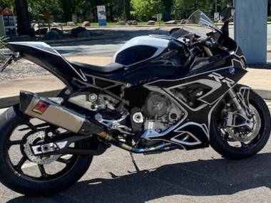 2019-2022 BMW S1000RR Motorcycle Fairings - Black White Canada Websites