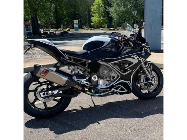 2019-2022 BMW S1000RR Motorcycle Fairings - Black White Canada Websites