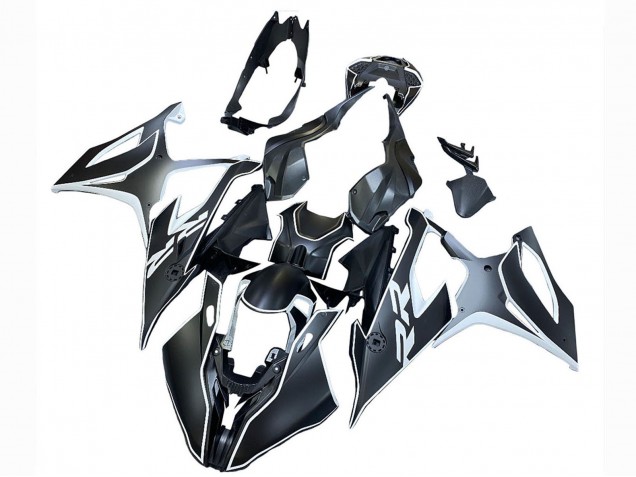 2019-2022 BMW S1000RR Motorcycle Fairings - Black White Canada Websites