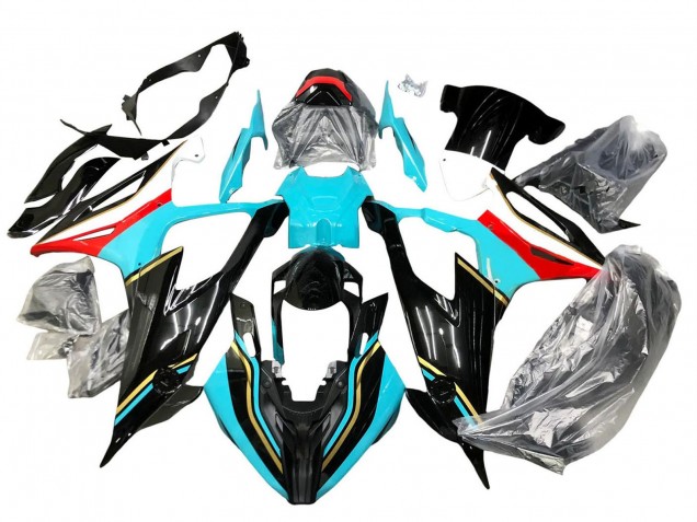 2019-2022 BMW S1000RR Motorcycle Fairings - Black Sky Blue Red Canada Websites