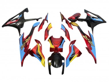 2019-2022 BMW S1000RR Motorcycle Fairings - Light Blue Red Gold Canada Websites