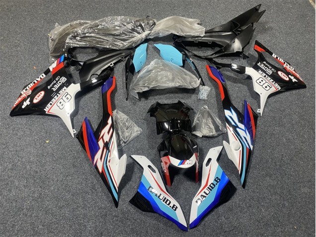 2019-2022 BMW S1000RR Motorcycle Fairings - Blue White Red 98 Canada Websites