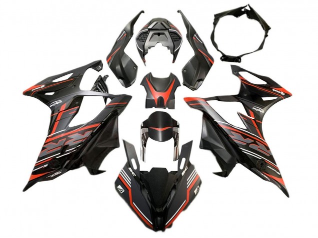 2019-2022 BMW S1000RR Motorcycle Fairing - Matte Black Red Canada Websites