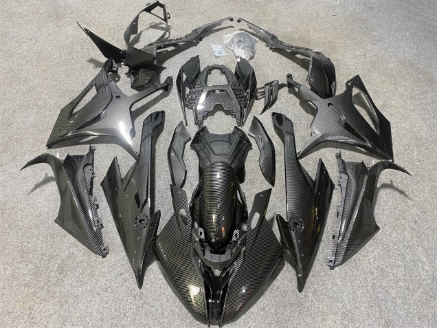 2019-2022 BMW S1000RR Motorcycle Fairings - Black Carbon Fiber Canada Websites