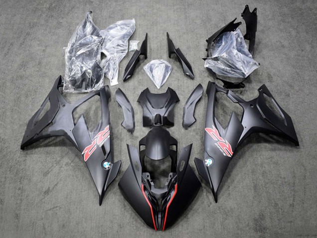 2019-2022 BMW S1000RR Motorcycle Fairing - Black Red Canada Websites