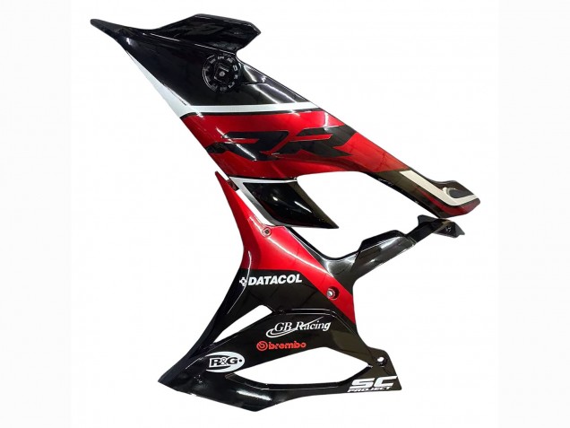 2019-2022 BMW S1000RR Motorcycle Fairings - Black Dark Red Canada Websites