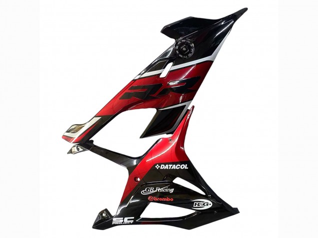 2019-2022 BMW S1000RR Motorcycle Fairings - Black Dark Red Canada Websites
