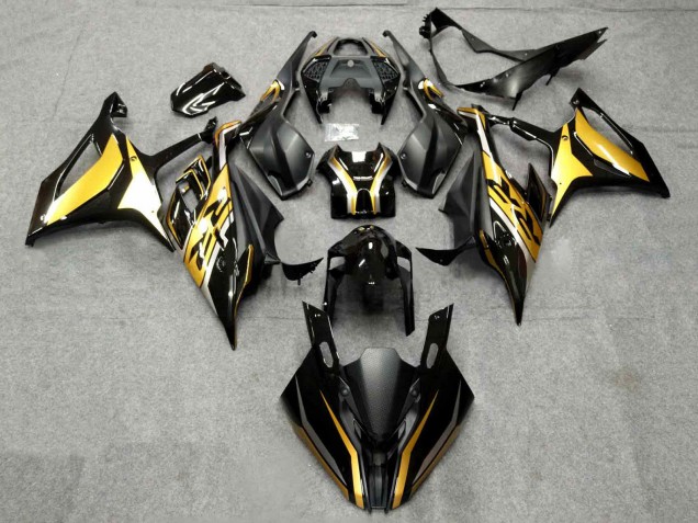 2019-2022 BMW S1000RR Motorcycle Fairing - Black Gold Canada Websites