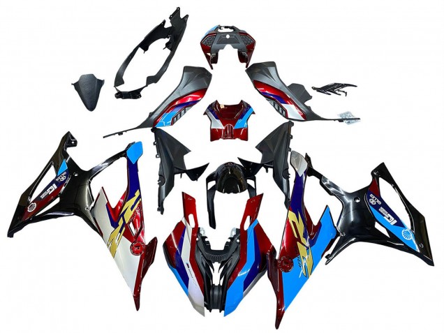 2019-2022 BMW S1000RR Motorcycle Fairing - White Blue Red Black Canada Websites