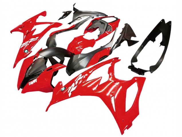 2019-2022 BMW S1000RR Motorcycle Fairing Kits - Red Black Canada Websites