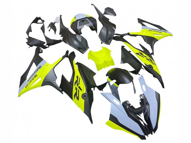 2019-2022 BMW S1000RR Motorcycle Fairings - Black Yellow Grey Canada Websites