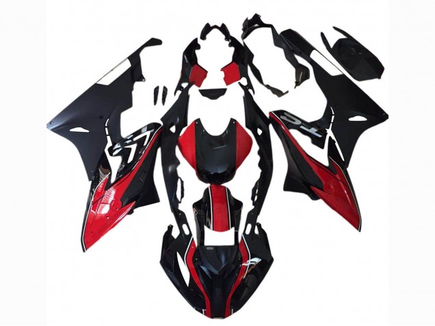 2017-2018 BMW S1000RR Motorcycle Fairings - Red Matte Black Canada Websites