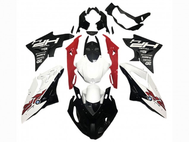 2017-2018 BMW S1000RR Motorcycle Fairings - White Red Matte Black Canada Websites