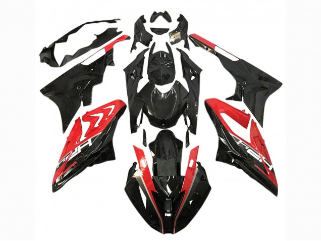 2017-2018 BMW S1000RR Motorcycle Fairings - Red Glossy Black Canada Websites