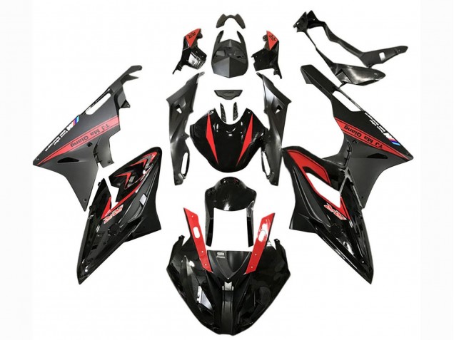 2017-2018 BMW S1000RR Motorcycle Fairings - Red Glossy Black Matte Black Canada Websites