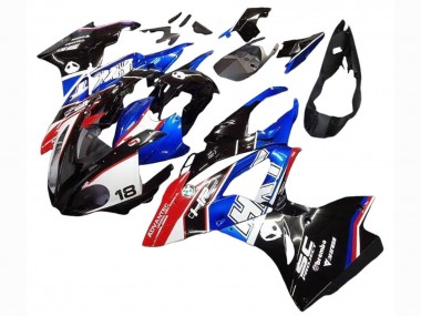 2017-2018 BMW S1000RR Motorcycle Fairings Kits - White Blue Red Glossy Black Canada Websites