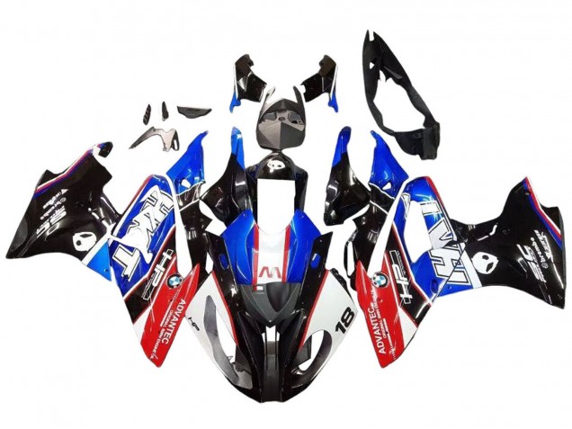 2017-2018 BMW S1000RR Motorcycle Fairings Kits - White Blue Red Glossy Black Canada Websites
