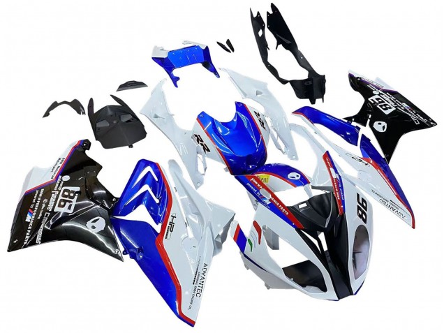 2017-2018 BMW S1000RR Bike Fairings - White Blue Red Glossy Black Canada Websites