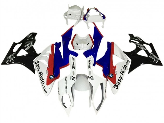 2017-2018 BMW S1000RR Motorcycle Fairings Kit - White Blue Red Glossy Black Canada Websites