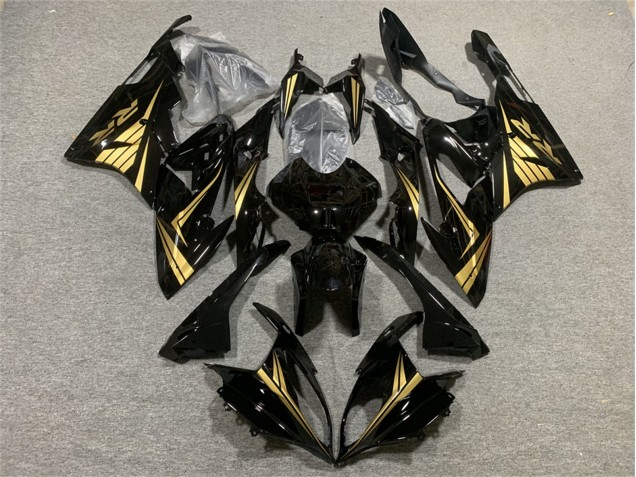 2015-2016 BMW S1000RR Motorcycle Fairings - Glossy Black Gold Canada Websites