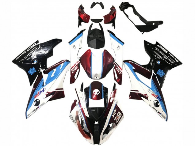 2015-2016 BMW S1000RR Bike Fairings - White Red Blue Glossy Black Canada Websites