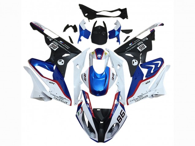 2015-2016 BMW S1000RR Motorcycle Fairing Kits - White Red Blue Matte Black Canada Websites