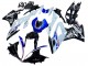 2015-2016 BMW S1000RR Motorcycle Fairing Kits - White Blue Glossy Black Canada Websites