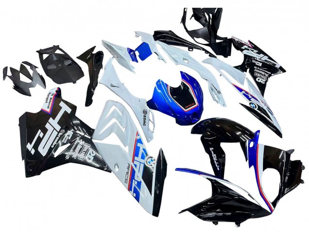2015-2016 BMW S1000RR Motorcycle Fairing Kits - White Blue Glossy Black Canada Websites