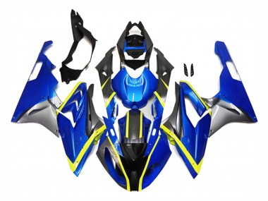 2015-2016 BMW S1000RR Motorcycle Fairings - Silver Yellow Blue Canada Websites
